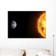 Earth and Sun Wall Decal