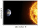 Earth and Sun Wall Decal