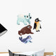 Funny Polar Animals Wall Stickers Wall Decal