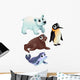Funny Polar Animals Wall Stickers Wall Decal