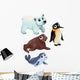 Funny Polar Animals Wall Stickers Wall Decal