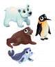 Funny Polar Animals Wall Stickers Wall Decal