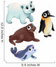 Funny Polar Animals Wall Stickers Wall Decal