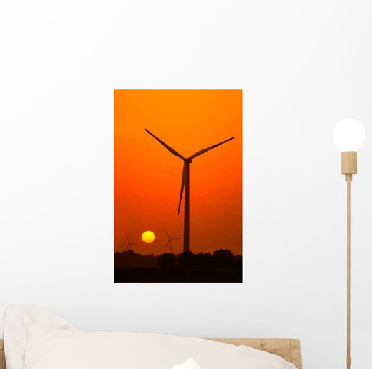 Wind- Oder Sonnenenergie Wall Decal