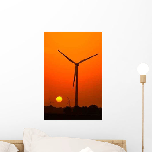 Wind- Oder Sonnenenergie Wall Decal
