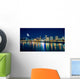 Portland Riverfront Night Wall Decal