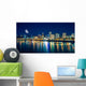 Portland Riverfront Night Wall Decal