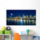 Portland Riverfront Night Wall Decal