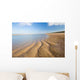 Tide Marks Deserted Beach Wall Decal