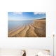 Tide Marks Deserted Beach Wall Decal