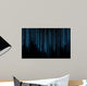 Black Blue Binary Code Wall Decal