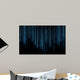 Black Blue Binary Code Wall Decal