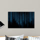 Black Blue Binary Code Wall Decal