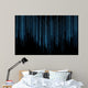 Black Blue Binary Code Wall Decal