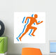 Men Jogging Wall Decal
