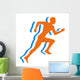 Men Jogging Wall Decal