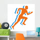 Men Jogging Wall Decal