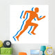 Men Jogging Wall Decal