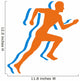 Men Jogging Wall Decal