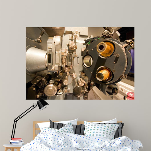 Old Movie Projector Wall Decal