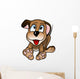 Happy Cartoon Puppy Dog Wall Decal