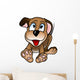Happy Cartoon Puppy Dog Wall Decal