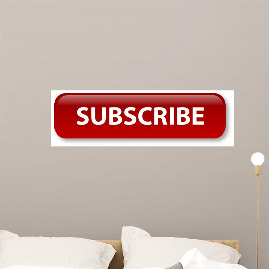 Subscribe Wall Decal