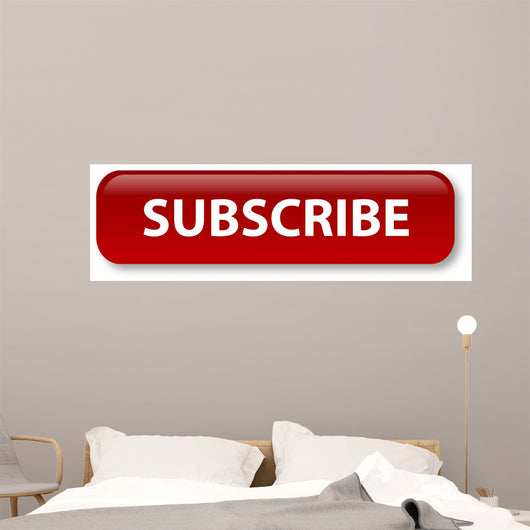 Subscribe Wall Decal