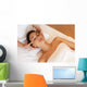 Beautiful Young Woman Getting Wall Decal