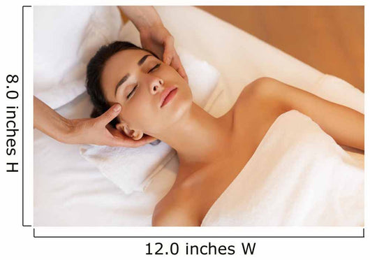 Beautiful Young Woman Getting Wall Decal