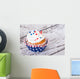 Cupcake with Patriotic Sprinkles Wall Decal