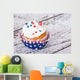 Cupcake with Patriotic Sprinkles Wall Decal