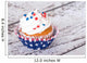 Cupcake with Patriotic Sprinkles Wall Decal