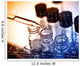 Laboratory research, dropping liquid to test tube  Wall Mural