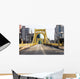 Yellow Sixth Street Bridge Wall Decal