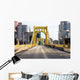 Yellow Sixth Street Bridge Wall Decal