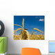 Wheat Field under Blue Wall Decal