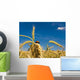Wheat Field under Blue Wall Decal