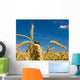 Wheat Field under Blue Wall Decal