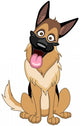 German Shepherd Dog Wall Decal