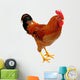 Red Rooster Wall Decal