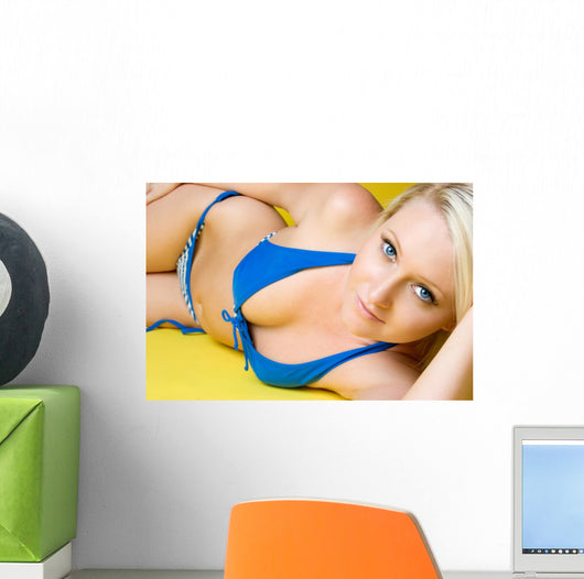 Bikini Girl Wall Decal
