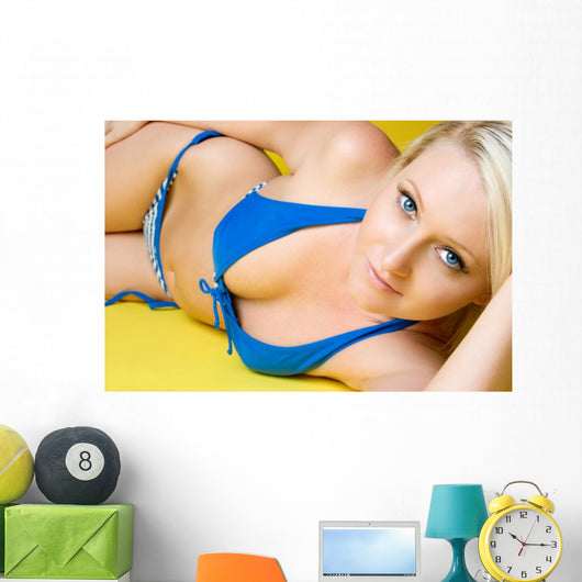 Bikini Girl Wall Decal