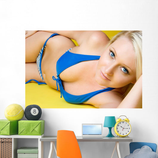 Bikini Girl Wall Decal