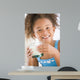 Young Girl Indoors Drinking Wall Decal