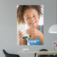 Young Girl Indoors Drinking Wall Decal