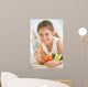 Young Girl Eating Bowl Wall Decal