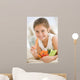 Young Girl Eating Bowl Wall Decal