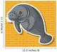 Sea Cow Wall Decal
