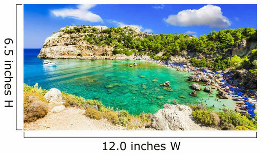 Azure Beautiful Beaches Rhodes Wall Decal